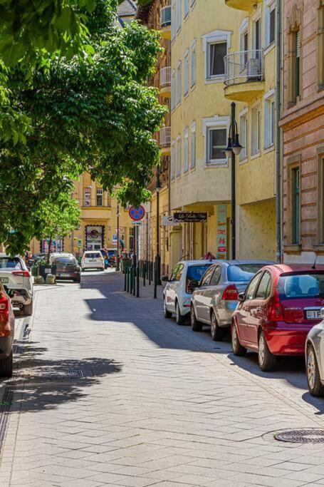 Roomy Apartment 80Sqm At City Center Free Parking Space, Ac & Balcony Budapest Eksteriør billede