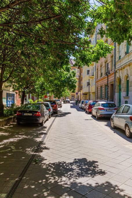 Roomy Apartment 80Sqm At City Center Free Parking Space, Ac & Balcony Budapest Eksteriør billede